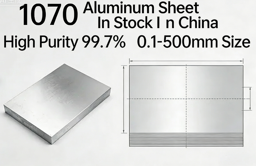 1070 Aluminum Sheet | In-Stock in China | 99.7% High Purity | 0.1–500mm Sizes(图1) 1070 Aluminum Sheet | In-Stock in China | 99.7% High Purity | 0.1–500mm Sizes(图1)