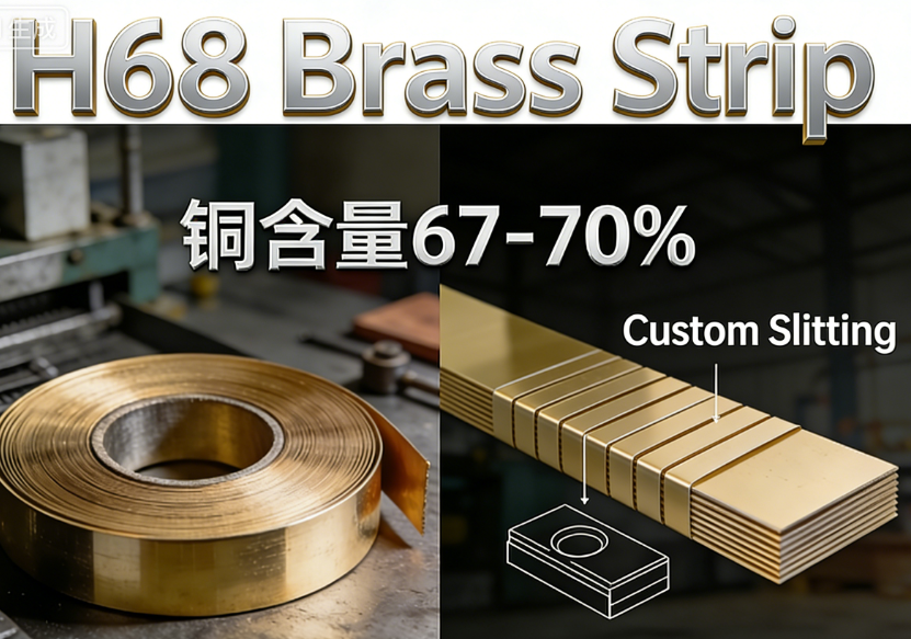 H68 Brass Strip | 67-70% Copper Content | Burr-Free Laser Cutting & Custom Slitting(图1) H68 Brass Strip | 67-70% Copper Content | Burr-Free Laser Cutting & Custom Slitting(图1)