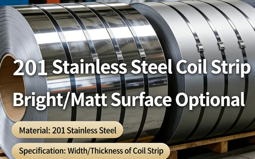 201 Stainless Steel Coil Strip | Bright/Matt Finish Optional(图1)