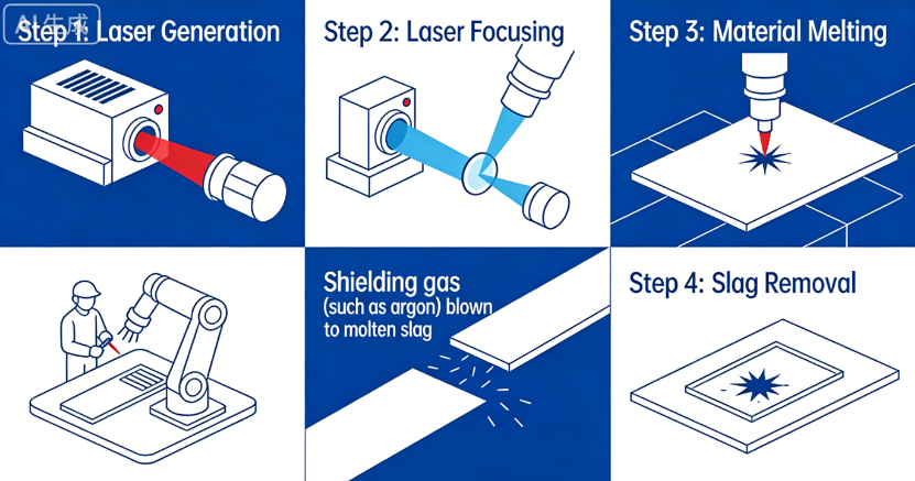 What Is the Principle of Stainless Steel Laser Cutting Processing?(图1)